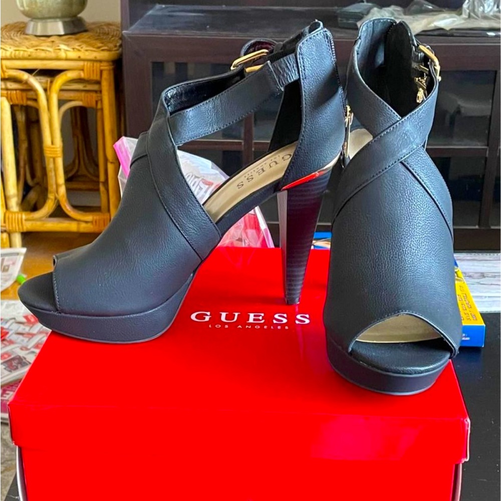 Guess leather heels